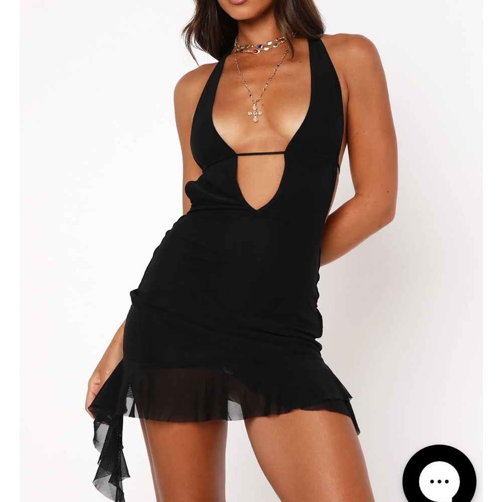 Diamond In The Rough Mini Dress Black